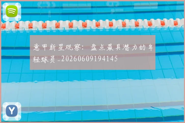 意甲新星观察:盘点最具潜力的年轻球员_20260609194145